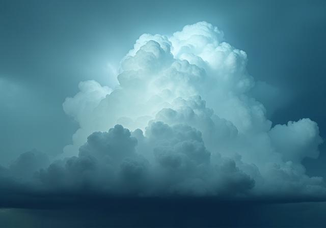 Dramatic storm clouds, representing severe weather literature